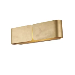 Belight Applique Pour Salon|Applique Murale Pour Cuisine<Hug Applique avec diffuseur découpé laser en fer laqué blanc décor or antique 2 lumières .45 P.10 BL316-AP2-ORO