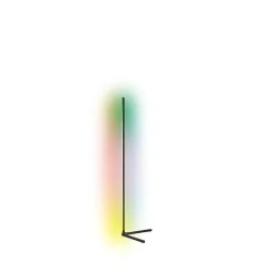 Hot CALEX Lampadaire d'angle LED intégrée noir mat blanc chaud et multicolore 500lm dimmable