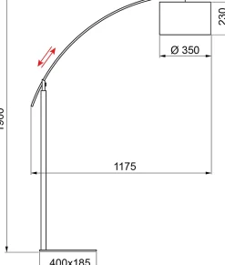 Aluminor Lampadaire Intérieur<Lampadaire design, Lampadaire arc Rainbow,