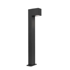 Clearance Qazqa Lampadaire d'extérieur intelligent anthracite 65 cm IP44 avec WiFi GU10 - Baleno