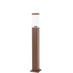 Best Qazqa Lampadaire d'extérieur moderne brun rouille 80 cm - Malios