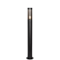 Sale Qazqa Lampadaire d'extérieur moderne noir 80 cm IP44 - Rox
