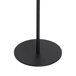 Best Qazqa Lampadaire d'extérieur noir avec LED à intensité variable sur 3 niveaux sur énergie solaire - Ferre