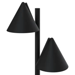 Best GoodHome Lampadaire Eriksson taille M LED intégrée 1200lm 17W IP44 noir