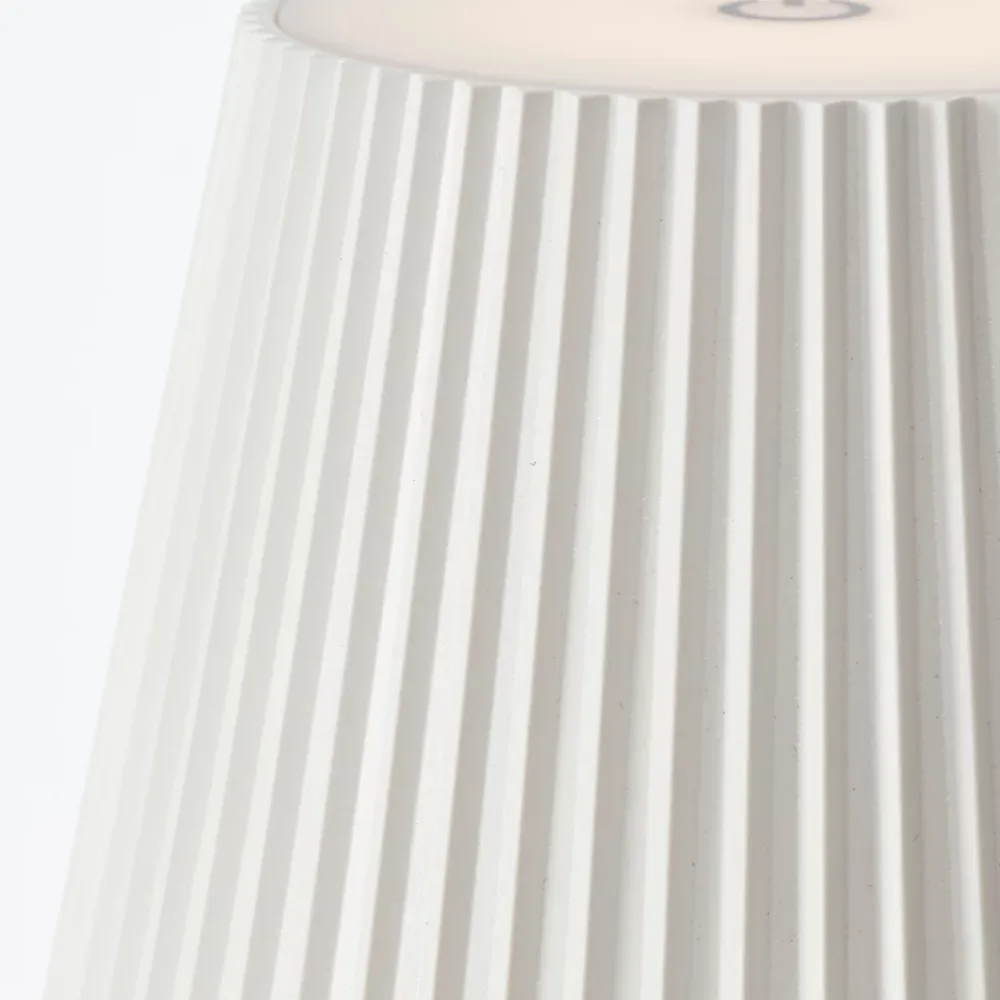 Best Brilliant Lampadaire extérieur MACOBO blanc mat acier inoxydable/acrylique - LED intégrée 3,4W
