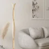 Best EGLO Lampadaire LED integrée Lasana 4 effet bois IP20 36W H.143cm