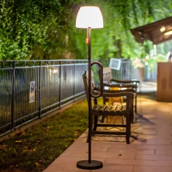 Sale Groupe Ddc Lampadaire Solaire Multicolore 150CM IP65 - Recharge Solaire et USB - Avec Télécommande -