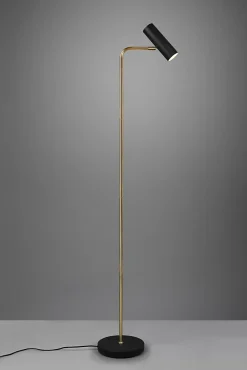 Best Trio Lampadaire 1xGU10, max. 5W, Laiton Mat - - Marley