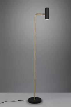 Best Trio Lampadaire 1xGU10, max. 5W, Laiton Mat - - Marley