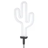 Clearance Lampe à piquer extérieur LED à énergie solaire IP44 0.3 W H.88,5 x l.13cm blanc et noir