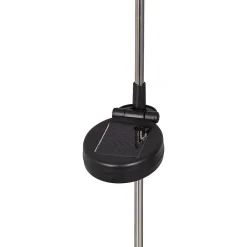 Clearance Lampe à piquer extérieur LED à énergie solaire IP44 0.3 W H.88,5 x l.13cm blanc et noir