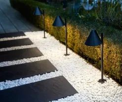 Discount GoodHome Lampe à piquer extérieure Eriksson LED intégrée 300 lm IP44 noir vendue par 3 pièces