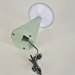 Discount Corep Lampe à poser au sol d'extérieur solaire rechargeable Belem LED intégrée vert 1.6W