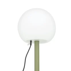 Xanlite Lampe Extérieure<Lampe à poser POP - boule kaki rechargeable en métal LED IP44, 400 lumens, CCT et dimmable, hauteur ajustable