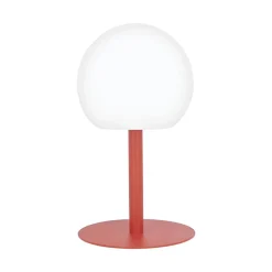 Xanlite Lampe Extérieure<Lampe à poser POP - boule terracota rechargeable en métal LED IP44, 400 lumens, CCT et dimmable, hauteur ajustable