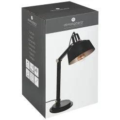 Atmosphera Créateur D'Intérieur Lampe arc Soul - métal - noir - H55 - 8 cm - Atmosphera