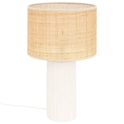 Atmosphera Créateur D'Intérieur Lampe Intérieure<Lampe céramique Tylia blanc H47cm - Atmosphera