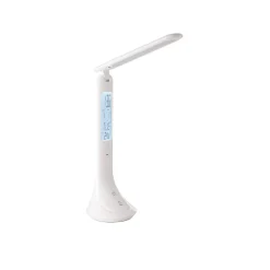 Clearance EGLO Lampe de bureau à LED tactile et flexible - blanche H.42 cm - 3.2W, Coluccia
