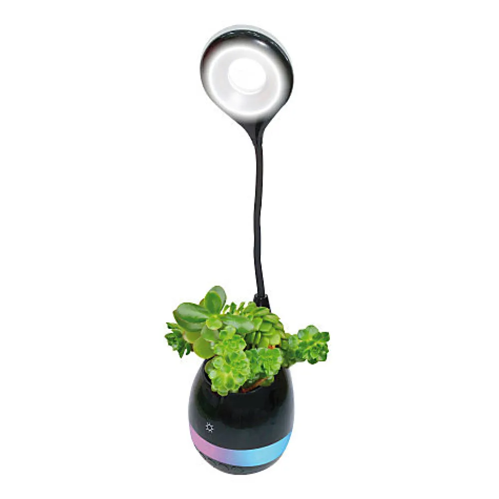 Best Magneticland Lampe de bureau LED HP Bluetooth avec micro intégré noire
