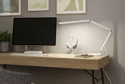 Best Paulmann Lampe de bureau LED 3-Step-Dim FlexBar White Switch 700lm 9,5W Blanc