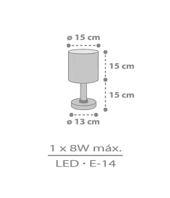 Outlet Dalber Lampe de chevet pour enfants Sweet Dreams nuage gris