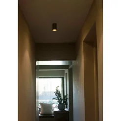 Best Faro Lampe de plafond Barcelona - Stan GU10 max 5W - Métal peint, fixation au plafond, ampoule non incluse - Noir