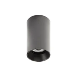 Best Faro Lampe de plafond Barcelona - Stan GU10 max 5W - Métal peint, fixation au plafond, ampoule non incluse - Noir