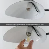 Alpinaluz Lampe De Bureau<Lampe de Table Design Nordique Noire, Style Moderne pour Bureau, Chambre, E27