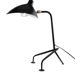 Alpinaluz Lampe De Bureau<Lampe de Table Design Nordique Noire, Style Moderne pour Bureau, Chambre, E27