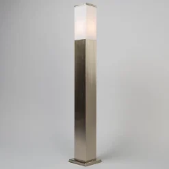 Clearance Qazqa Lampe d'extérieur intelligente 80 cm acier avec Wifi P45 - Malios