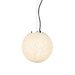 Clearance Qazqa Lampe d'extérieur intelligente grise 25 cm IP65 avec WiFi A60 - Nura