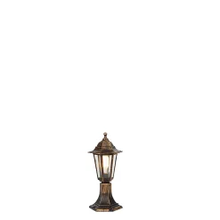 Best Qazqa Lampe d'extérieur or antique 42 cm IP44 - New Haven
