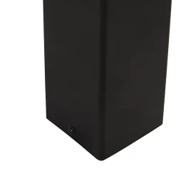 Clearance Qazqa Lampe d'extérieur sur pied noire avec opale blanche 30 cm - Denmark