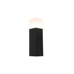 Clearance Qazqa Lampe d'extérieur sur pied noire avec opale blanche 30 cm - Denmark