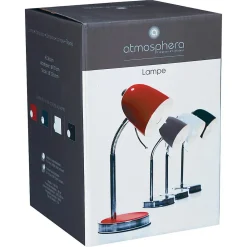Atmosphera Créateur D'Intérieur Lampe Izan - métal H36 cm - Noir- Atmosphera