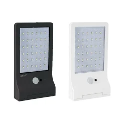 Best Aslo Lampe LED Solaire 3W 370 Lumens LI ION 6000K Applique Blanc exterieure avec detecteur de mouvement