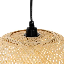 Best Qazqa Lampe suspendue d'extérieur orientale en bambou 3 lumières IP44 - Rafael