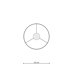 Outlet Sollux Lighting Lampe suspendue en PVC 1 lampes 40x40x95cm Sollux