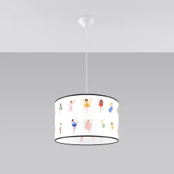 Sollux Lighting Lampe suspendue en PVC 1 lampes 40x40x95cm Sollux