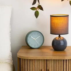 Atmosphera Créateur D'Intérieur Lampe Intérieure<Lampe Timeo grise - céramique H25 cm - Atmosphera