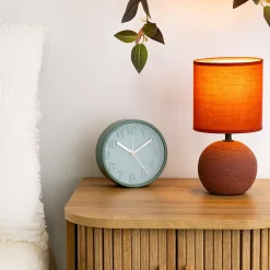 Atmosphera Créateur D'Intérieur Lampe Intérieure<Lampe Timeo terracotta striée - céramique H25 cm - Atmosphera