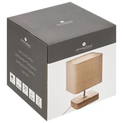 Atmosphera Créateur D'Intérieur Lampe Intérieure<Lampe Toxey - bois et ivoire H21 cm - Atmosphera