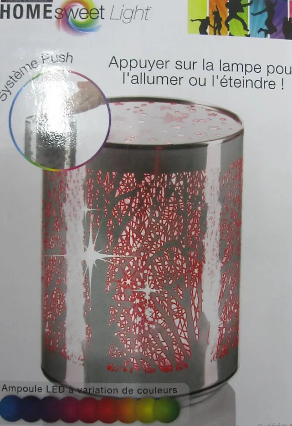 Clearance Outile Lampe veilleuse LED multi-couleur Fôret
