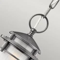 Clearance Elstead Lighting Lanterne à chaîne Reef 1 lumière - Hématite