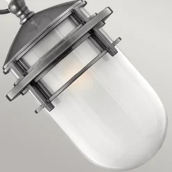 Clearance Elstead Lighting Lanterne à chaîne Reef 1 lumière - Hématite