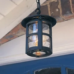 Clearance Elstead Lighting Lanterne de porche à chaîne Hereford 1 lumière -
