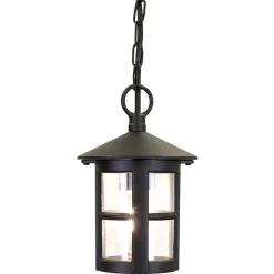Clearance Elstead Lighting Lanterne de porche à chaîne Hereford 1 lumière -