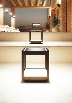 Beneito & Faure Lampe Extérieure|Éclairage Solaire<Lanterne solaire à visière LED alimentée par batterie 3,5 W, IP54 noire