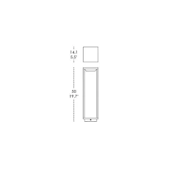 Zafferano Lampe Extérieure|Éclairage Solaire<Lanterne solaire domestique LED à piles 2,2 W, IP54 Corten