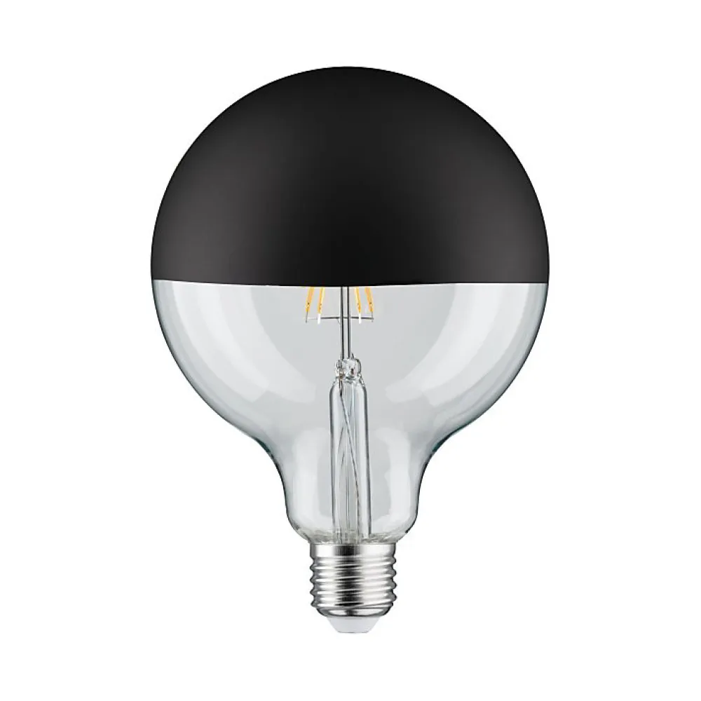 Best Paulmann LED G125 Calotte réflectrice 600lm E27 2700K 6,5W 230V Noir mate gradable